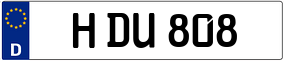 Truck License Plate